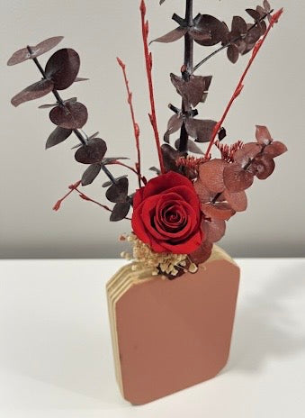 FLORERO LOVE - PEACH LARGO