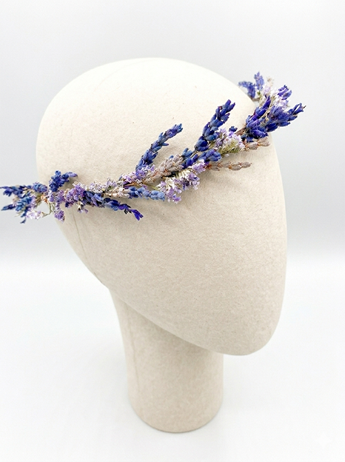 CORONA NOVIA LAVANDA